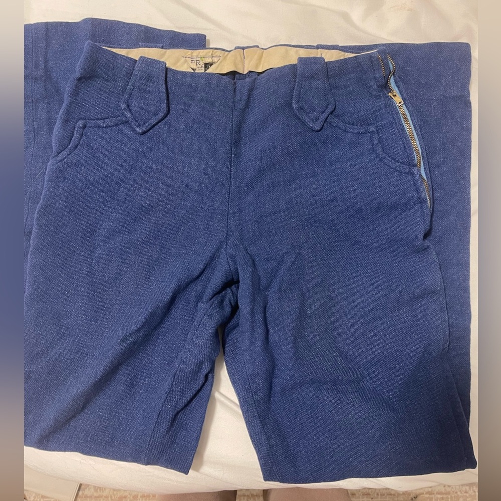 RARE -Vintage 1970’s Blue Western Pants